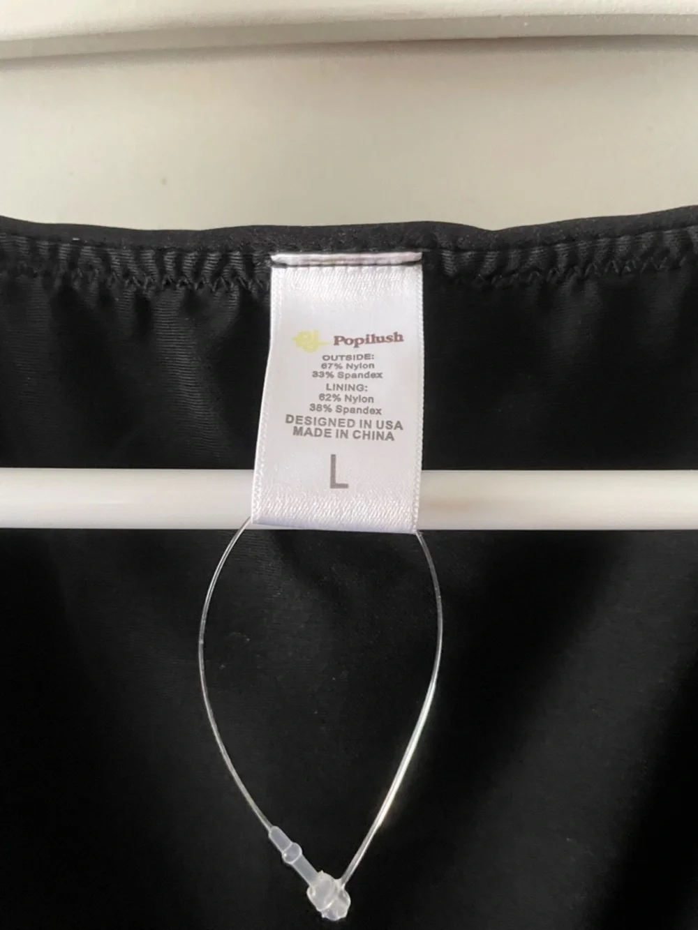 Slim Black Women's Skinny Jumpsuit with Tank Top - Picture 3 of 4